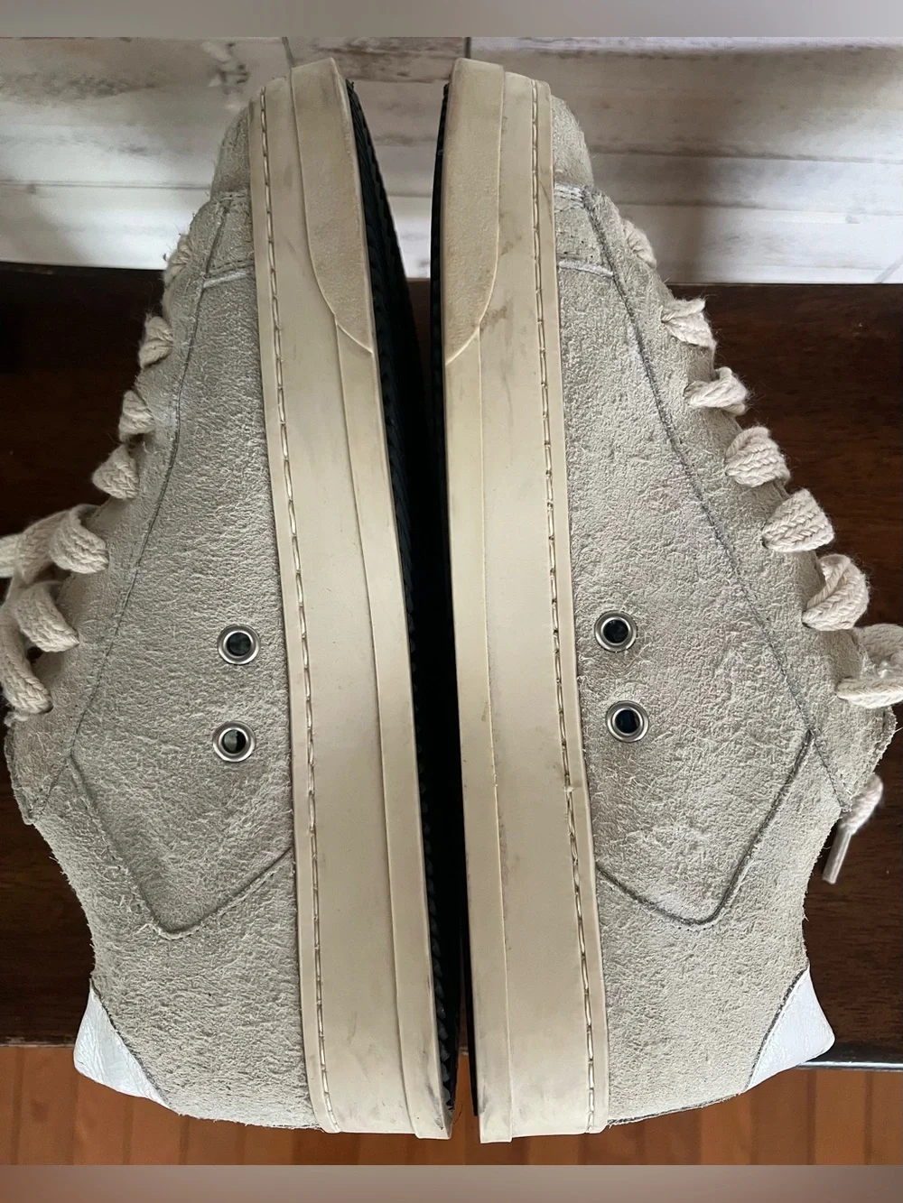 P448 Jack Macrame/Ecru Sneakers Size 36. - Picture 5 of 10